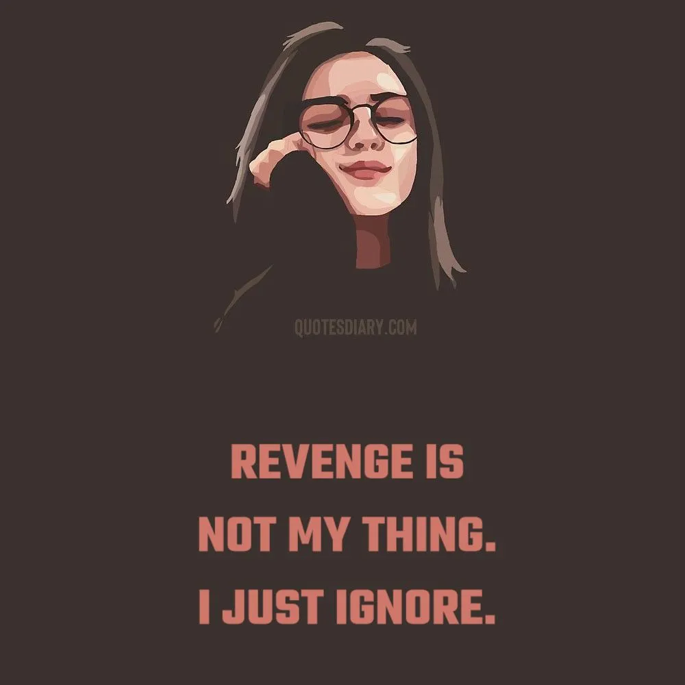 Revenge is | Attitude Quotes | English Attitude Quotes