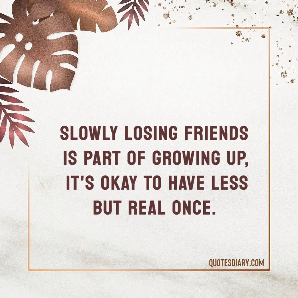 Slowly losing | Friendship Quotes | English Friendship Quotes
