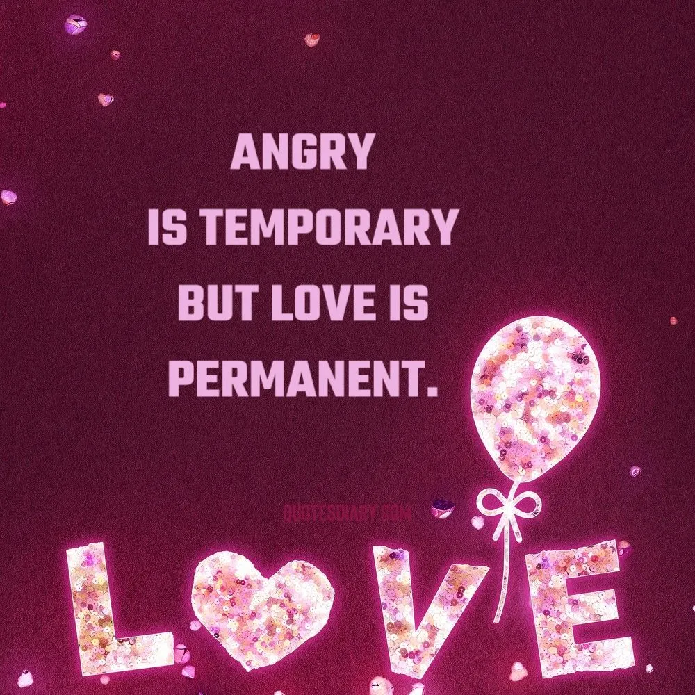 Angry is | Love Quotes | English Love Quotes
