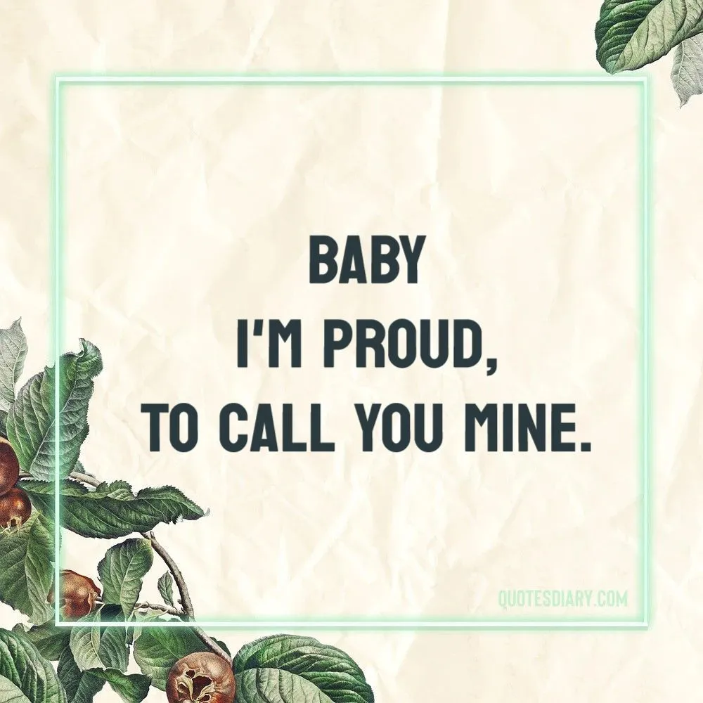 Baby I'm | Love Quotes | English Love Quotes