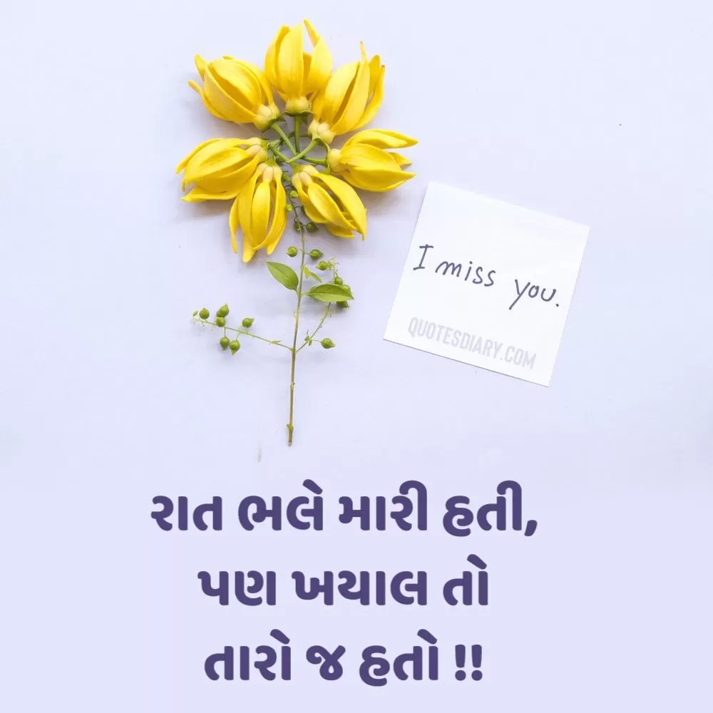 Miss You Shayari Gujarati