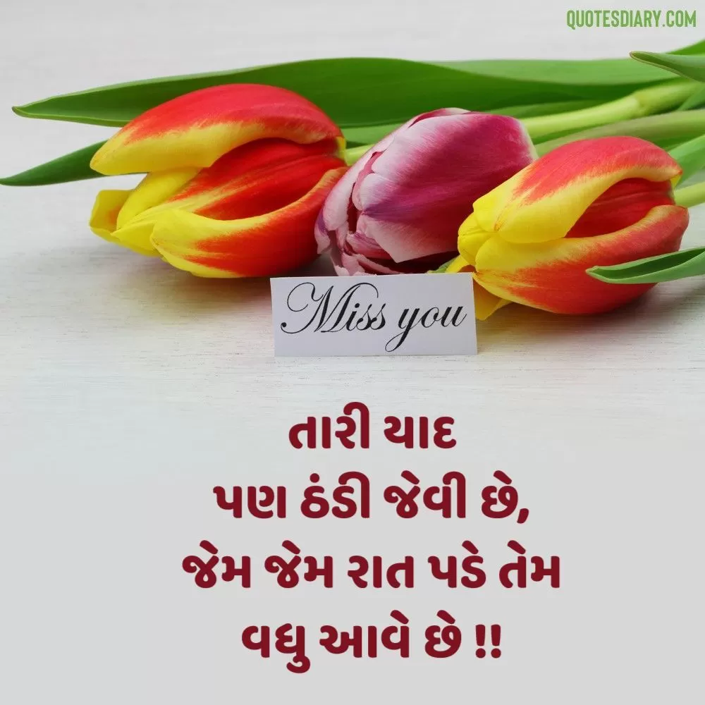 Miss You Shayari Gujarati