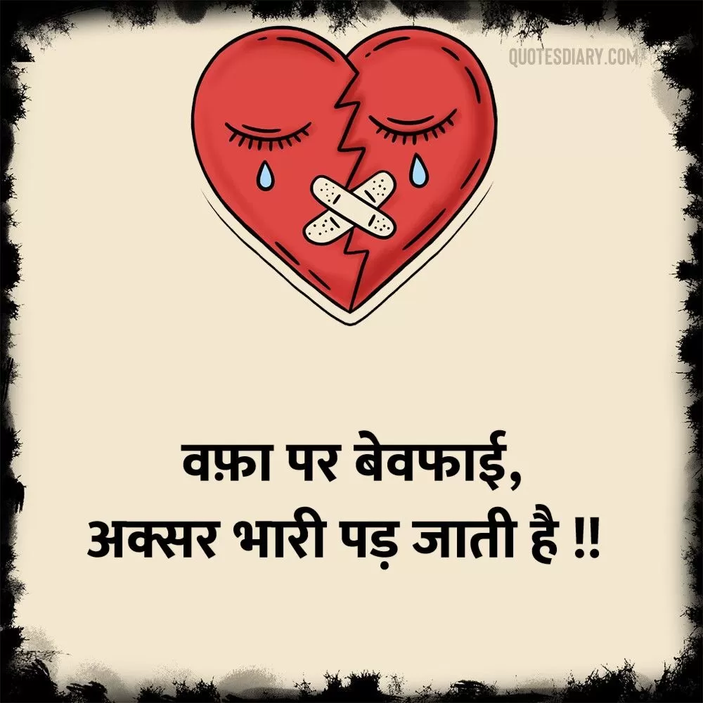 Bewafa Shayari