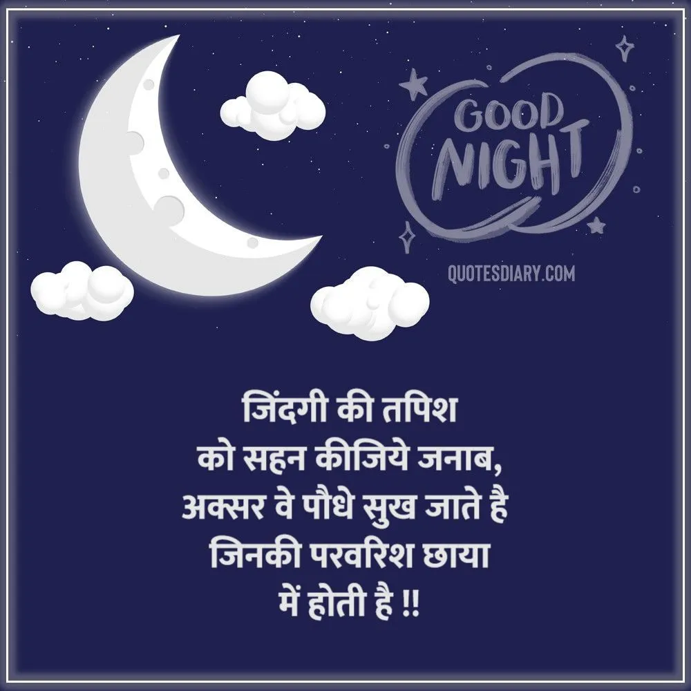 Good Night Shayari